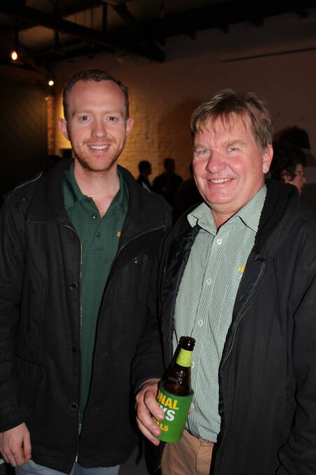  The Nationals WA Roe branch president Steven Blyth (left), with acting State director Joe Lundy.