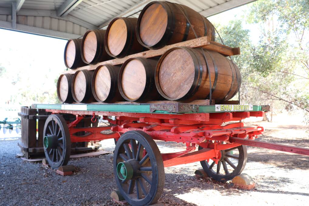 A restored Emu Breweries wagon.