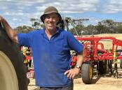 Brett and Jodie Blechynden have planned a cropping program of 640 hectares this year and run 3000 ewes plus lambs and wethers.
