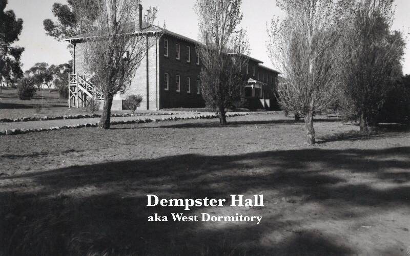 An early photograph of Dempster Hall at the Muresk Institute.