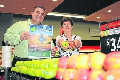  The Country Women's Association and Woolworths are again teaming up for the Woolworths Drought Appeal on Friday, December 3, with CWA of WA president Maggie Donaldson and Woolworths WA regional manager Brad Bolin encouraging everybody to buy their groceries on that day at a Woolworths store and support the cause.