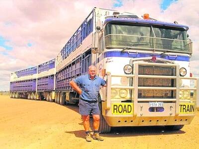 Cattle transporter John Leeds has been flat out carting cattle to the Eastern States since February.