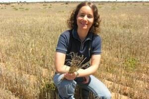 DAFWA weeds researcher Catherine Borger.
