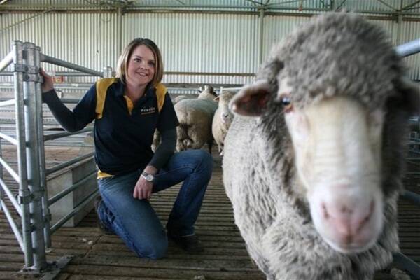 Facing the future: Cara Allan is keen to carve out a long-term career in agricultural research with a focus on the Merino industry.