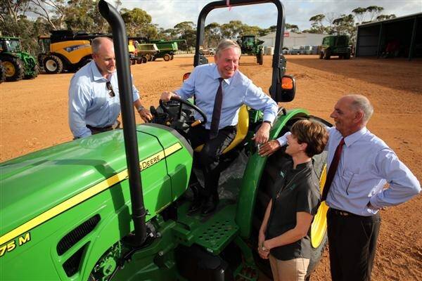 Colin Barnett has alluded to taking a more direct interest in the WA agricultural sector.