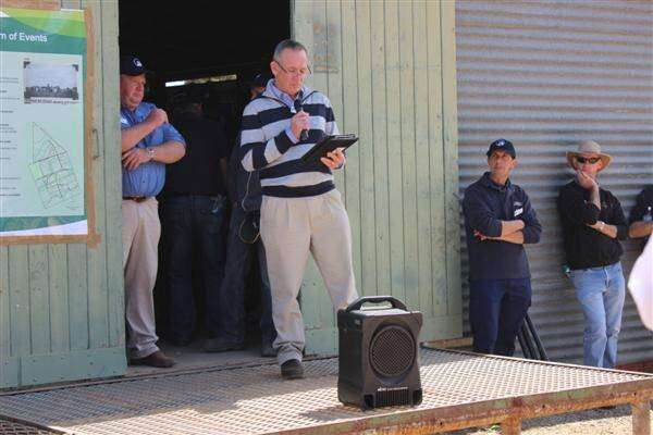 DAFWA director general Rob Delane speaking at a recent meeting in Merredin.