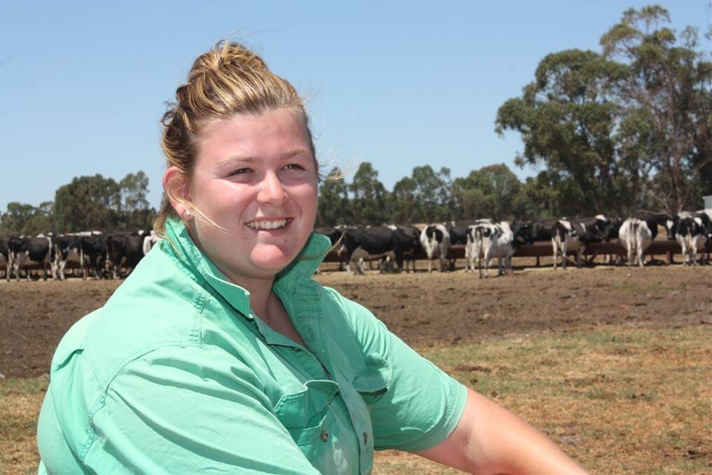 18-year-old Tahlia McSwain is a fourth generation dairy farmer who hopes to take on Boallia Creek Dairies, where her family has milked cows since 1931.