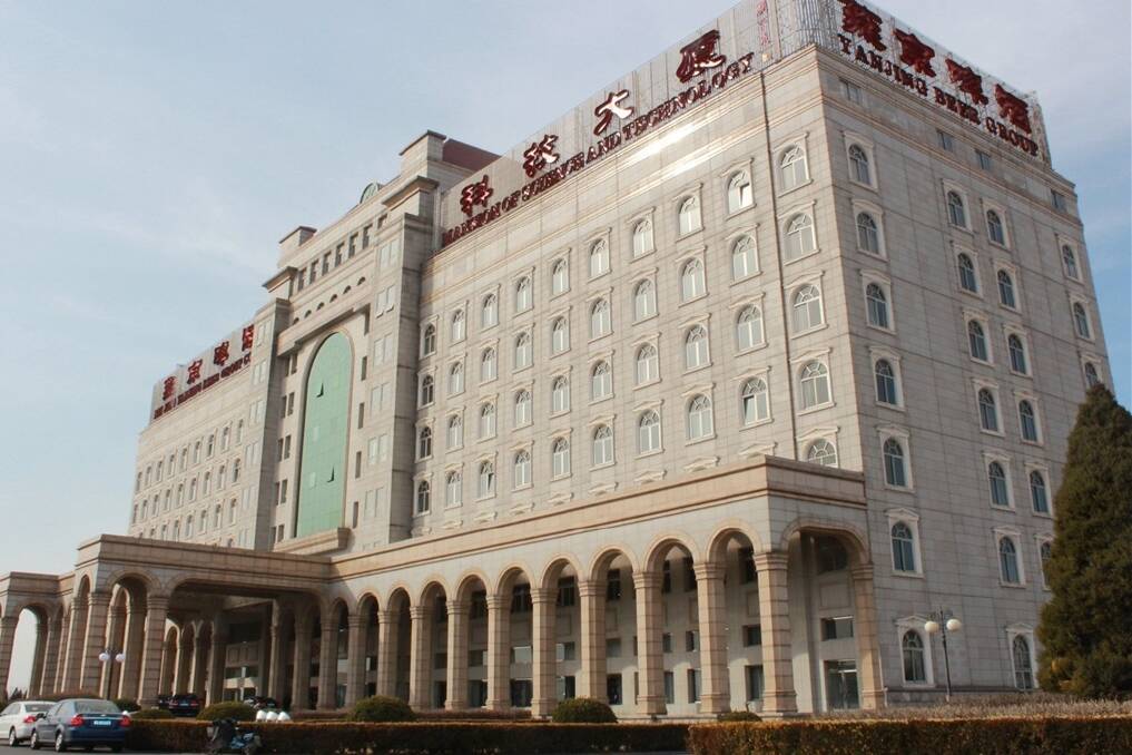 This is the Yanjing Brewing Company's head office in Beijing. As one of China's largest brewers, everything about Yanjing is big.