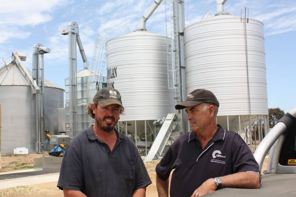 Jerramungup farmers Trent (left) and Rex Parsons are focused on a new paradigm for the 2016 harvest after a positive experience with a new grain drying complex this year.
