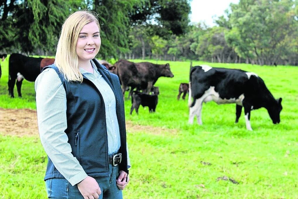 Murdoch University student Lisa McLerie didn&#39;t have a traditional farming up-bringing, but decided on a career in agriculture after learning about the industry at high school in Perth.