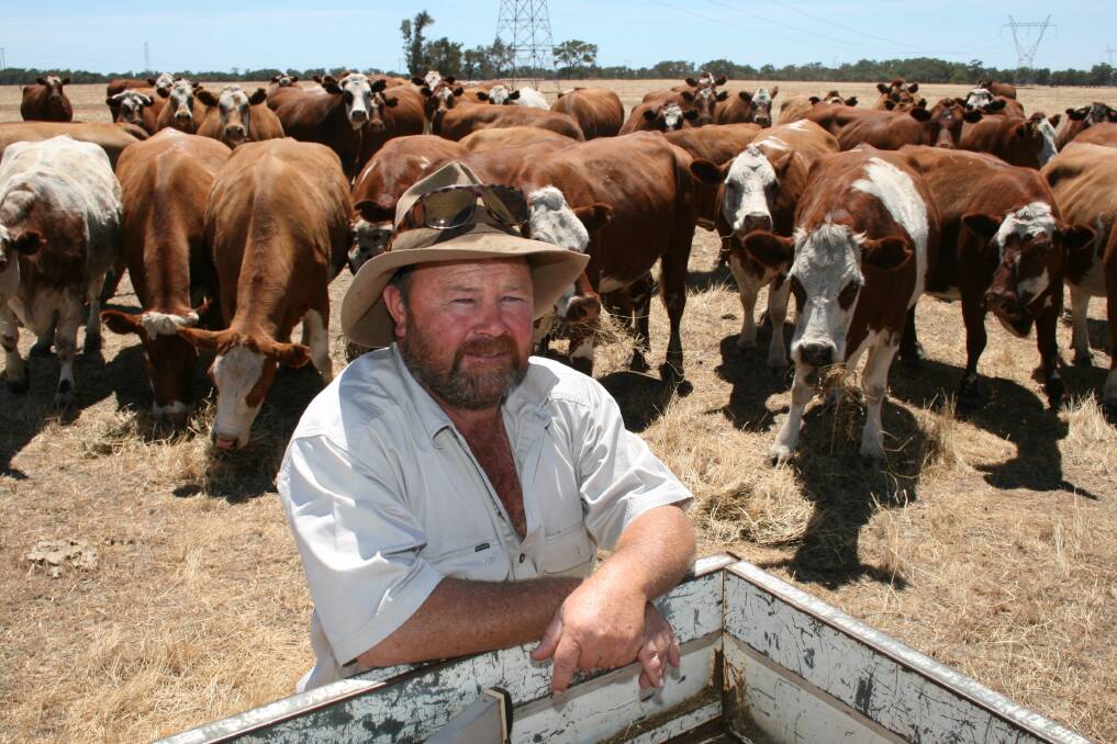 Cattle producer Geoff McLarty.