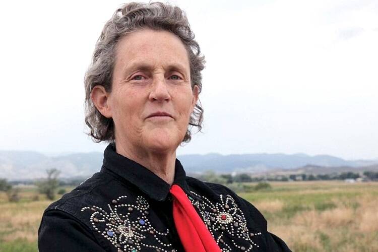 Animal handling expert Temple Grandin.