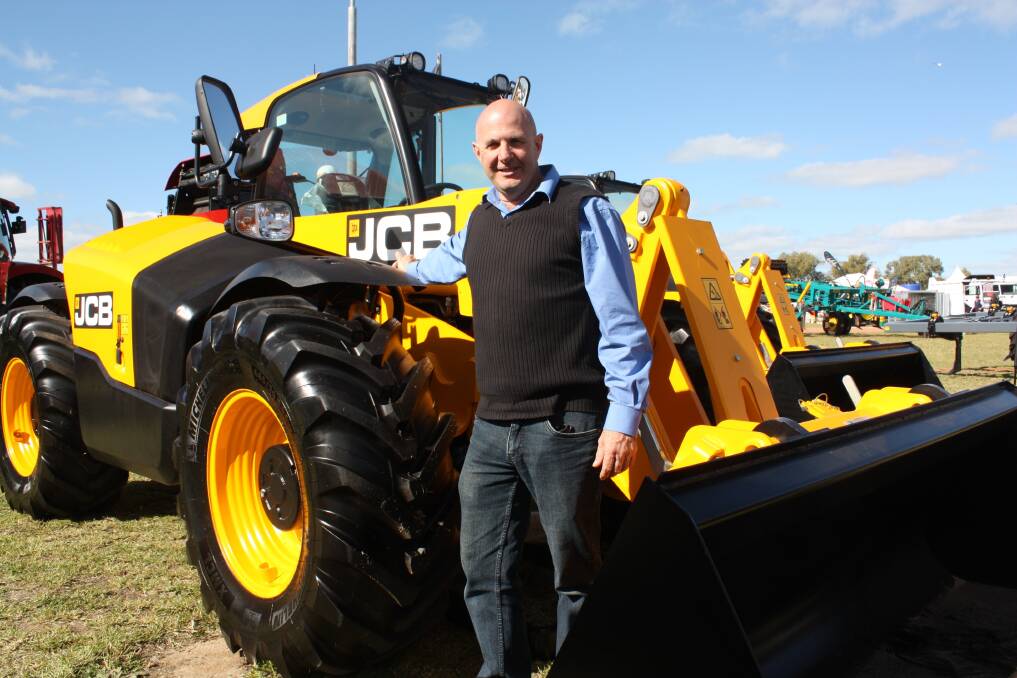 JCB national product manager Greg Sealey.