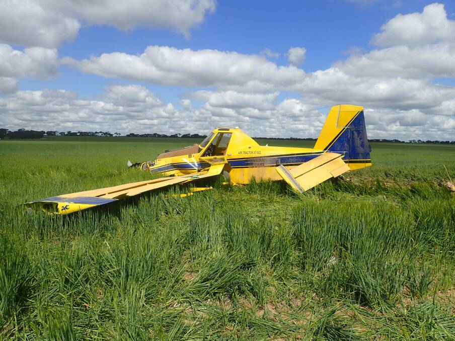 A 30 year old pilot is expected to make a full recovery after crashing his plane in a farming paddock near Salmon Gums on Saturday.