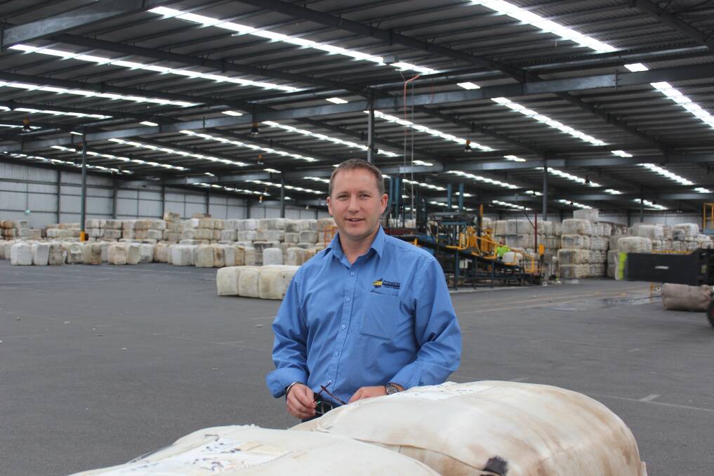 Primaries of WA wool manager Greg Tilbrook back in the woolstore after a WoolProducers Australia sponsored visit to Nepal last month to learn more about Foot and Mouth Disease.
