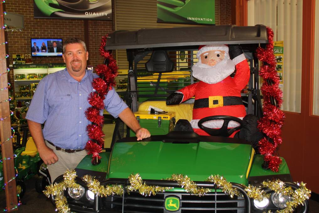 Some early ho, ho ho from Torque courtesy of new AFGRI salesman Derek Thill, Geraldton. Derek, a former Burando Hill branch manager in Geraldton and Nufarm area sales manager, is now focused on gear for small ag enterprises and lifestylers. 