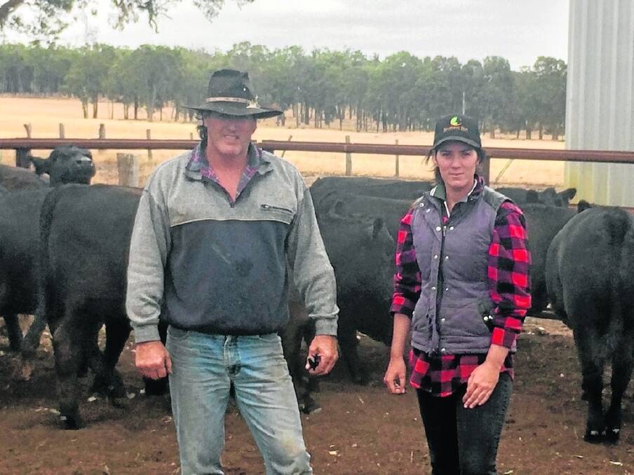 Well known local beef producers Mal (left) and Lindsay Phillips, WD &amp; IM Phillips, Kanangra Grazing, Manjimup, will offer the largest draft during the Manjimup Feeder &amp; Weaner Sale on Tuesday, January 24.