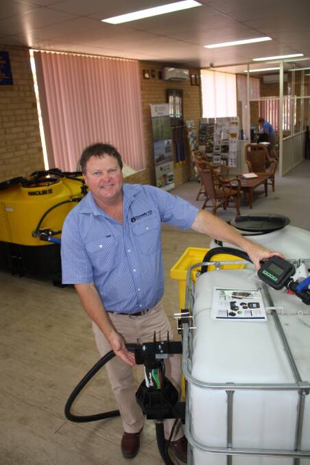 Burando Hill managing director Peter Coldwell with the new Dura-Meter.