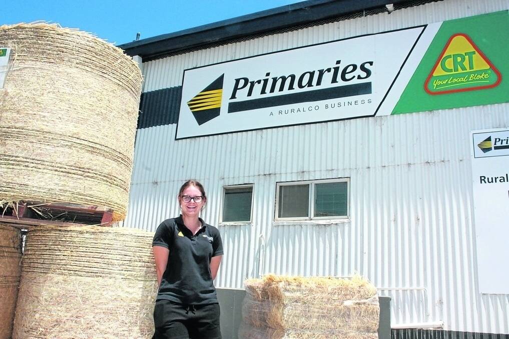 Twenty-year-old Cassidy Chambers has begun her training as an agronomist with Primaries/CRT at Midland.