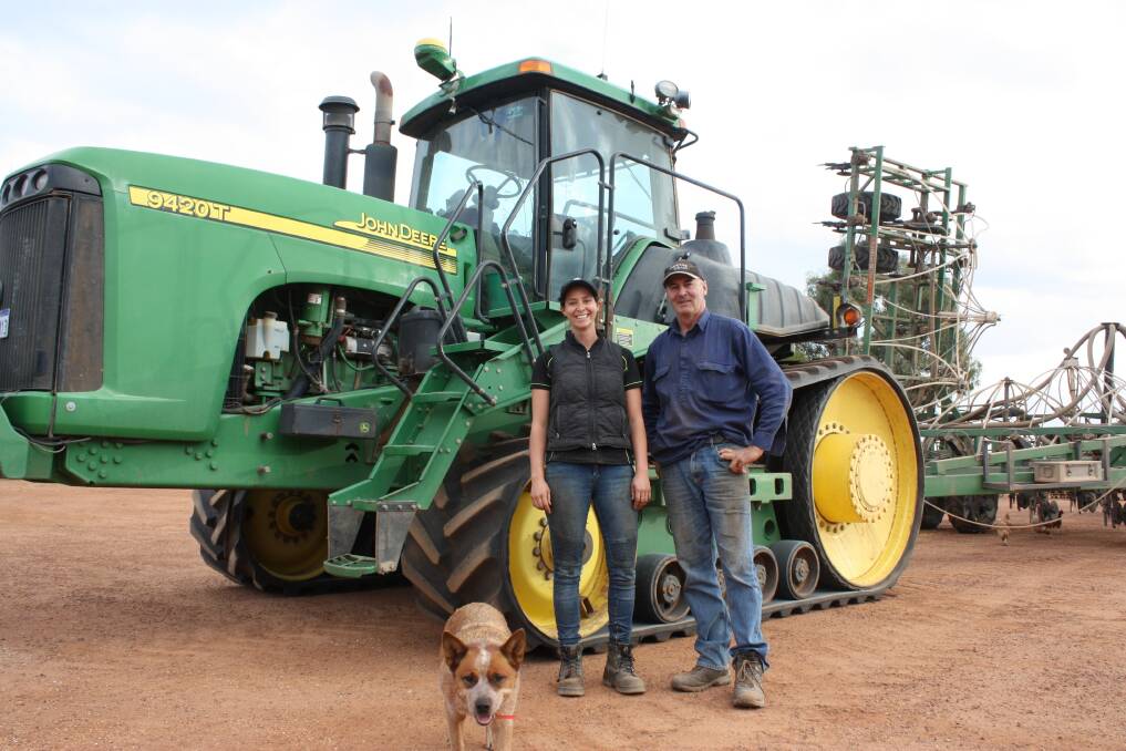 Jessie Davis and father Murray Dixon were shifting paddocks when Farm Weekly visited last week. Jessie is the fourth generation to return to the family farm in Narembeen.