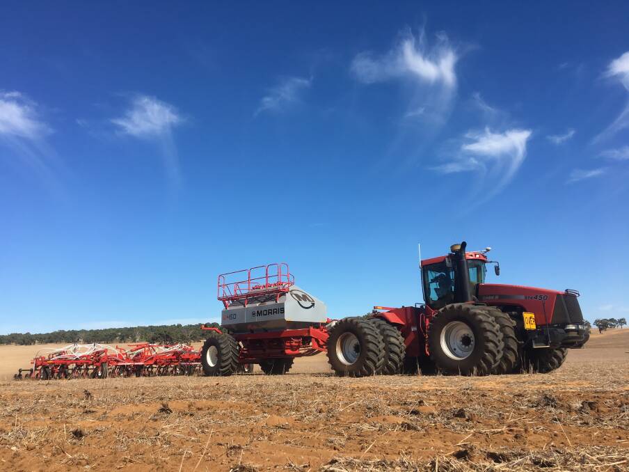 The Morris 9 Series precision air carts with "section control'', which are saving growers thousands of dollars in seed and fertiliser costs, are being demonstrated to growers throughout the Wheatbelt during seeding. Growers can contact their nearest Morris dealer to arrange a demonstration.
