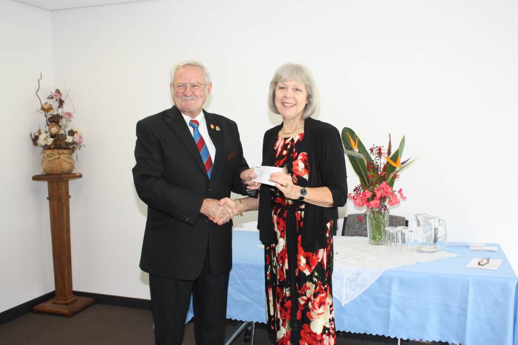  Commercial Travellers' Association (CTA) State president Peter Edwards handed Country Women's Association (CWA) State deputy chairwoman Pam Beatson a $100,000 cheque at CWA House last Thursday. The money will provide a new educational scholarship for rural nurses across Western Australia.