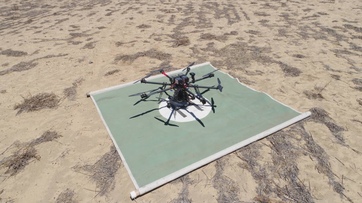 The Department of Agriculture and Food and remote aerial management company Sensorem are trialling the use of drones to pinpoint the location of skeleton weeds in infested areas of the State. The Cinestar 8 (pictured) has proven the most suitable model in detecting the weed.