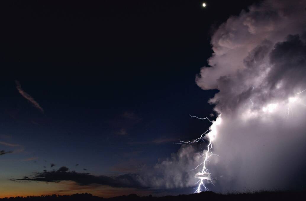 New technology allows lightning to be tracked through the Bureau of Meteorology.