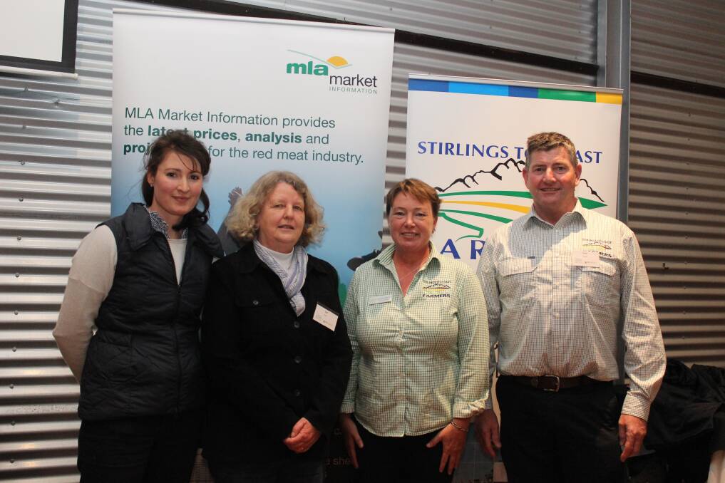  The Stirlings to Coast Farmers (SCF) potential leadership team includes project manager Victoria Bennett (left), executive committee member Lyn Slade, chief executive officer Christine Kershaw and agribusiness manager Don Nicholls. The team was presented at the Kendenup launch of the SCF cooperative feasibility study.