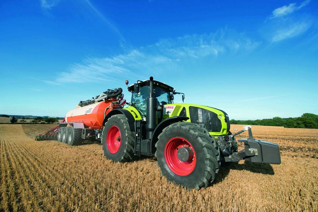 The latest CLAAS Axion 900 which will be available in Australia in 2018.