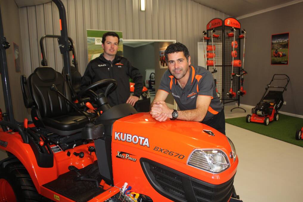 Torque spent a positive time last week with new Kubota dealers Daniel Trigwell (left) and Albert Vinci. The pair has opened a new store in Donnybrook called A & R Machinery, which boasts a spacious show room to house plenty of gear and spare parts. On the right is a photo of the premises taken by a bloke called 'drone'.