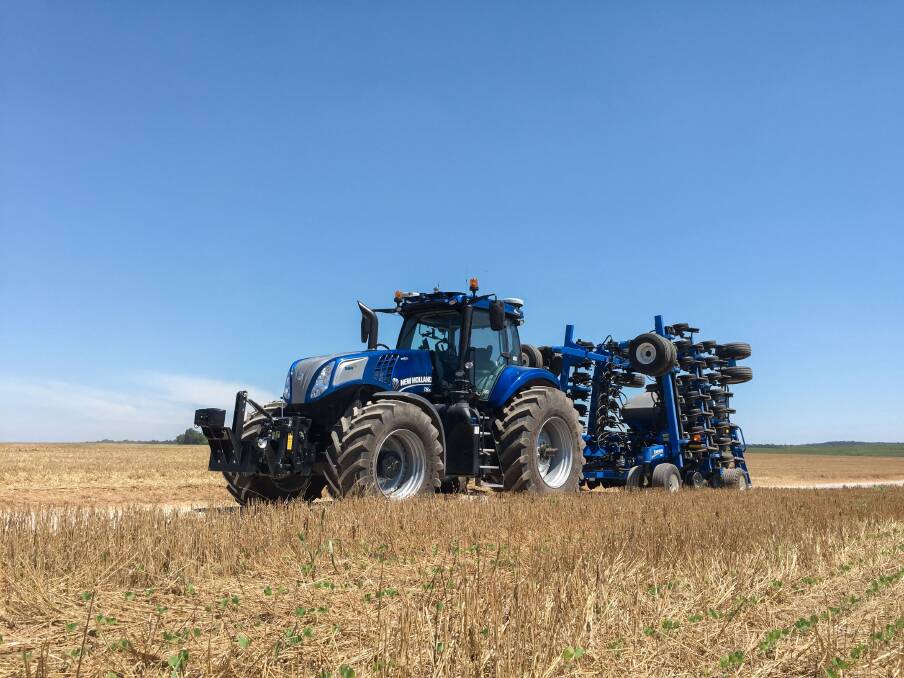 New Holland's NHDrive autonomous tractor is being showcased during Australian machinery field days.