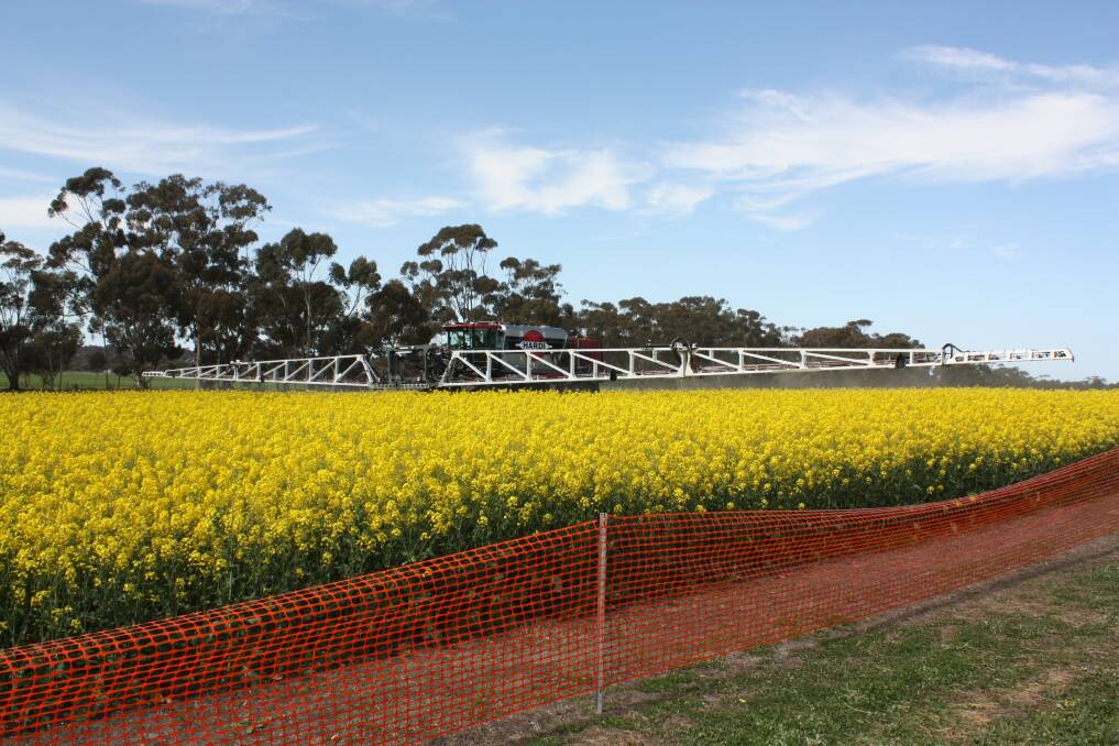 ardi's new Rubicon self-propelled sprayer was put through its paces at last week's Techspo in Katanning with the 48.5 metre (160 feet) boom providing an impressive sight over a flowering canola trials. This week the company announced successful trial testing of its MiniDrift nozzles.