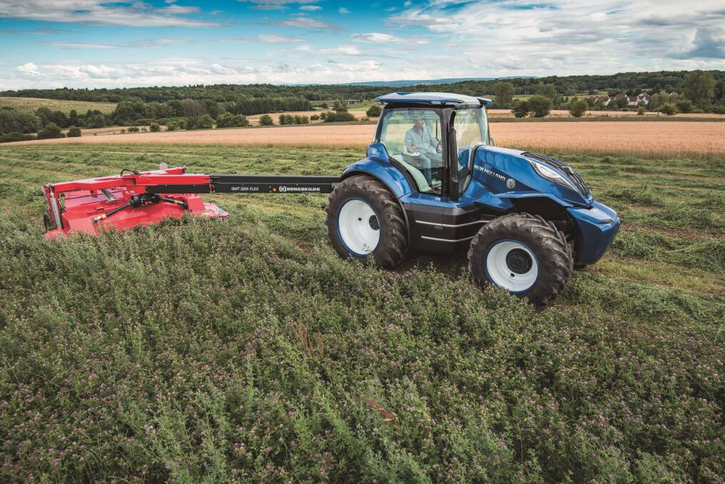 New Holland's new methane-powered concept tractor is a vision for the sustainable future of farming.