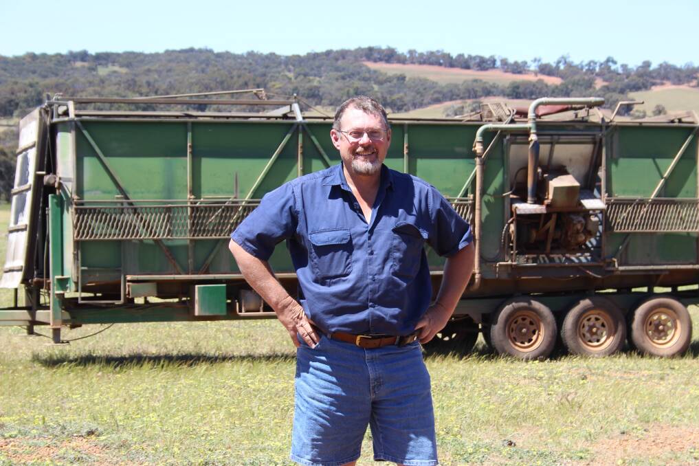 Sheep Shower WA operator Brendan Whitely from Wandering said he had the "best job ever" since starting his own business in 2013.