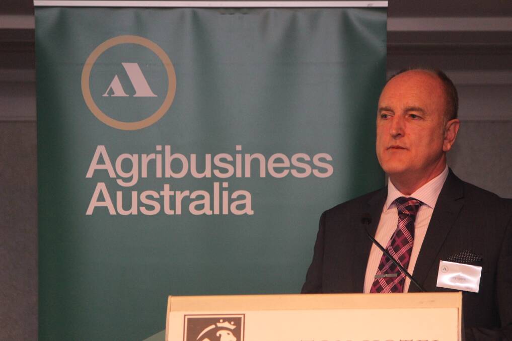 Heiniger Australia managing director Gary Lyons at the Agribusiness Australia Breakfast in Perth recently.