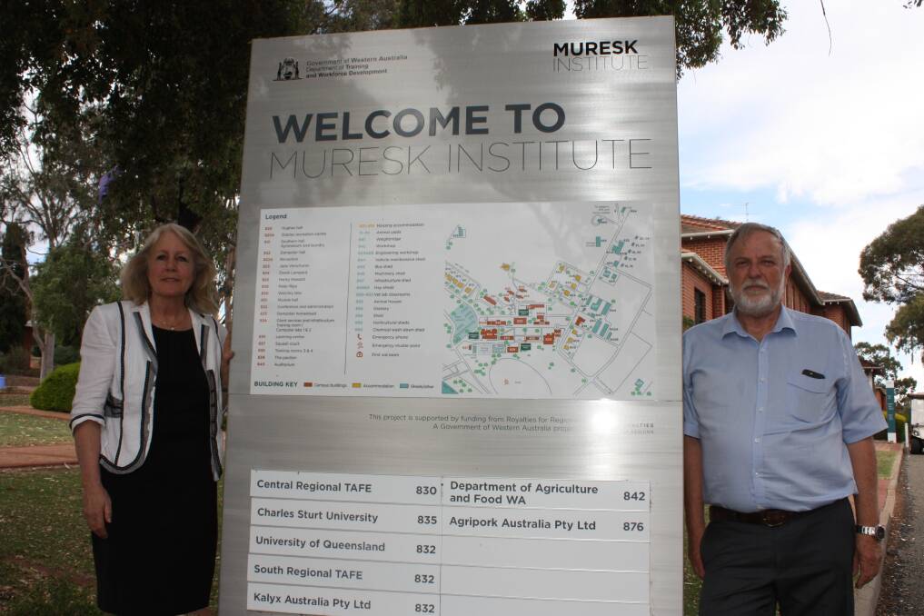 Muresk Institute general manager Prue Jenkins and Department of Training and Workforce Development executive director service resource management Russell Brown are confident a new associate degree offered through Curtin University at Muresk from 2019 will meet industry needs.