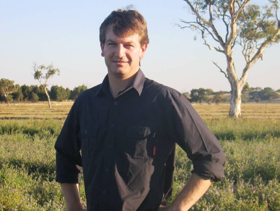 CSIRO senior research scientist Dr Rick Llewellyn says studies have demonstrated that spatial grazing through the use of virtual fencing can greatly increase the potential for higher livestock numbers to increase overall whole-farm profit. Photo: C Sullivan