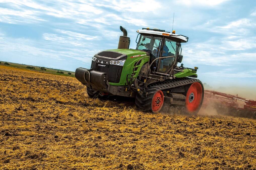 This Fendt Vario MT tractor is the latest track offering in a range with power ratings up to 482kW (646hp). It will be available in Australia under the Challenger livery.