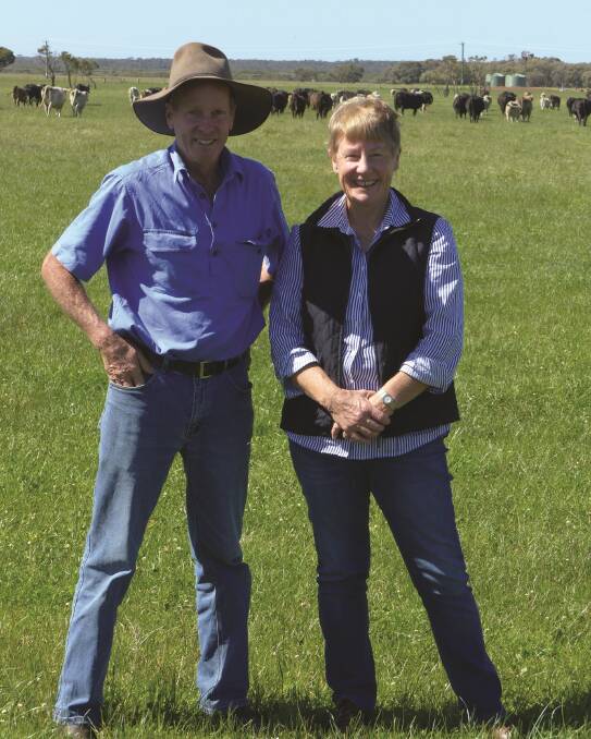 Scott River producers John and Barbara Dunnet are impressed by the performance of Charolais blood in their 500 head breeding herd.