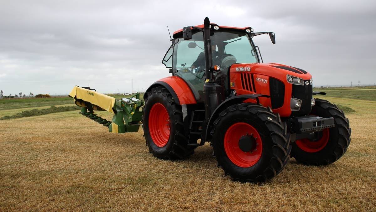 The Kubota M7-1 series is the largest tractor ever manufactured by Kubota.