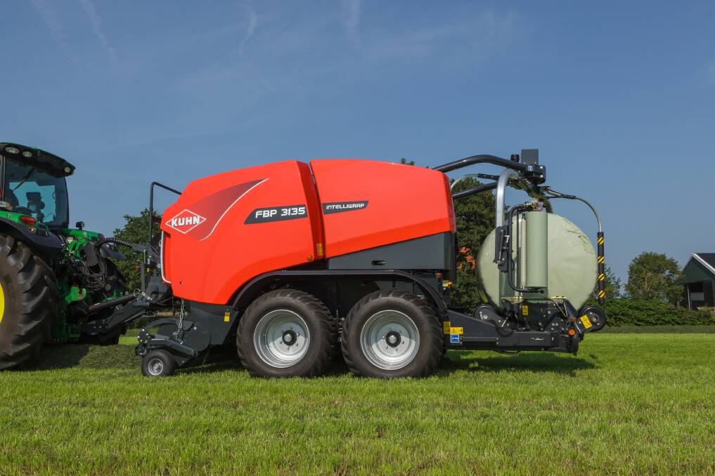 The FBP 3135 Bale Pack baler-wrapper combination is the latest innovation from Kuhn.