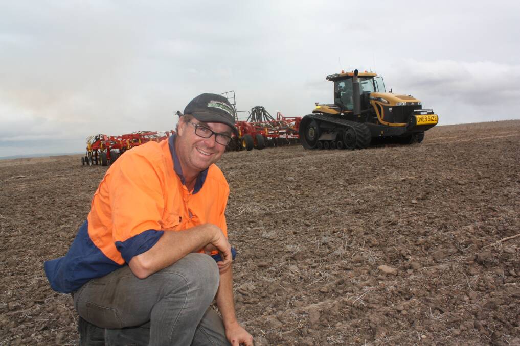  Kojaneerup farmer Scott Smith has adopted a steady approach to the start of his 2018 seeding program.