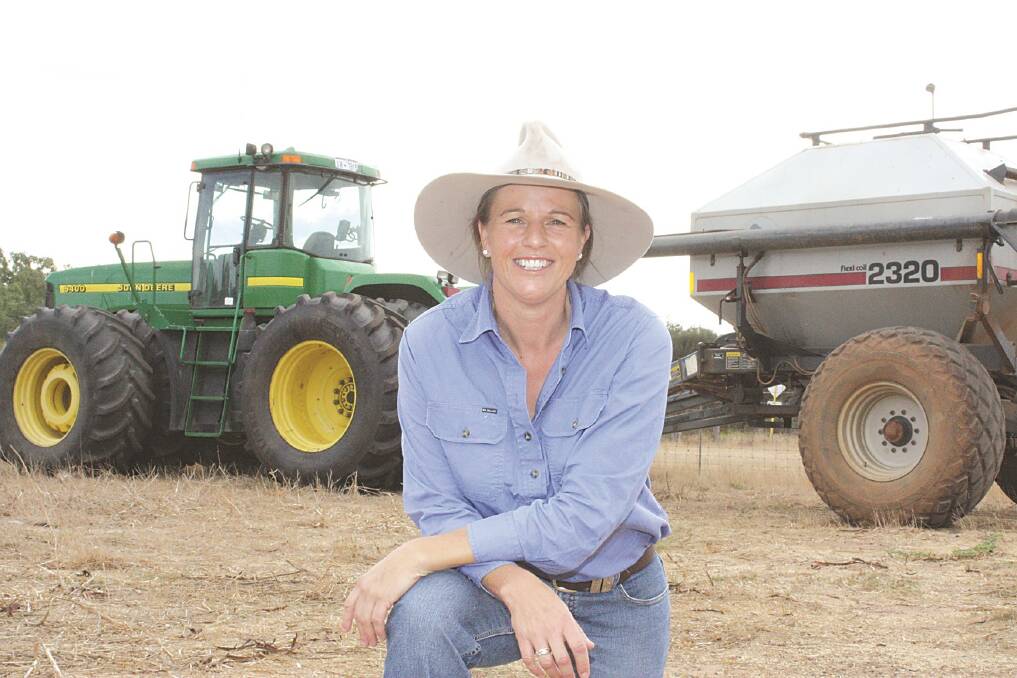 Irwin farmer Sally O'Brien said she and her family have been seeding round the clock since it started raining.
