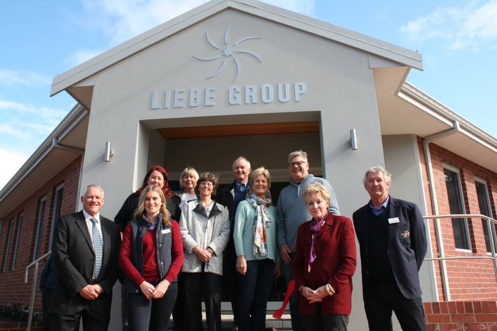  Back row: Liebe Group member Deb Metcalf (left) and president Ross Fitzsimons. Middle row: Federal Member for Durack Melissa Price (left),  Janice Southcott and Liebe Group members Merrie Carlshausen and Stuart McAlpine. Front row: Grains Research and Development Corporation senior regional manager Charlie Thorne (left), Liebe Group executive officer Rebecca McGregor, State Agriculture and Food M