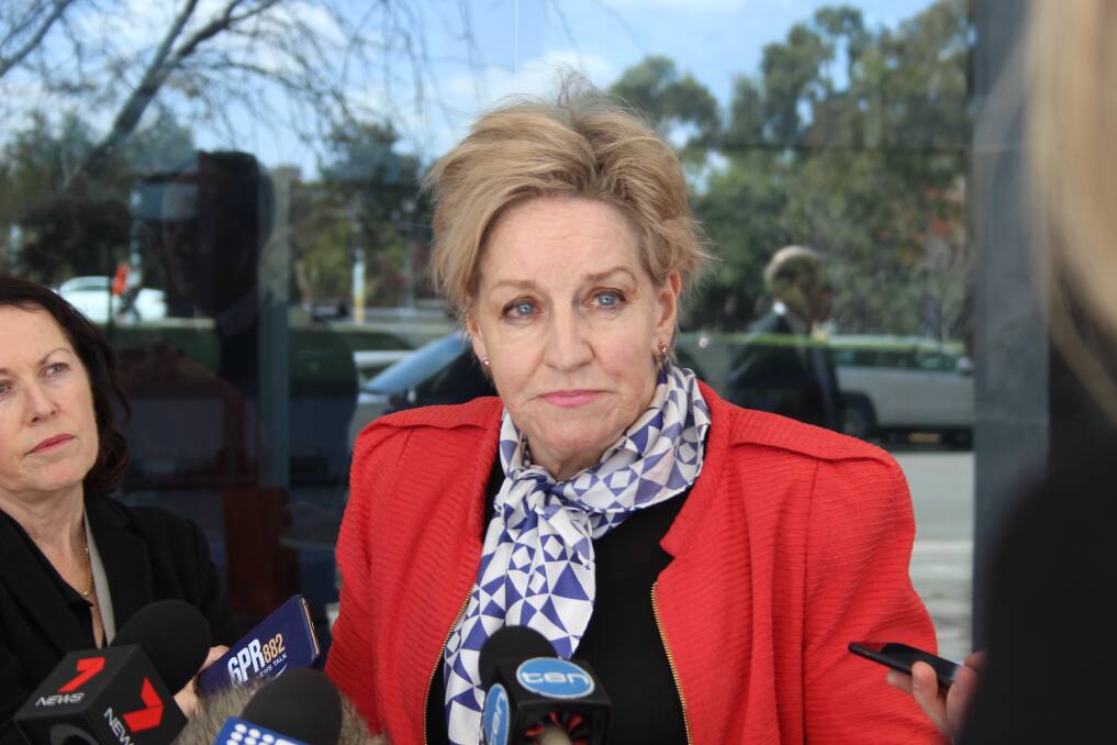 State Agriculture Minister Alannah MacTiernan at Dumas House last week where she called on the Federal Government to fund an industry adjustment package to assist sheep producers affected by the changes to the live export industry.