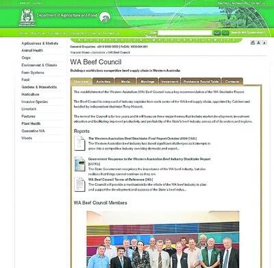 Beef council website up and running