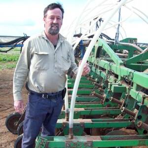 The use of raised beds has proven to be great success this season for Munglinup producer, Doc Fetherstonhaugh.
