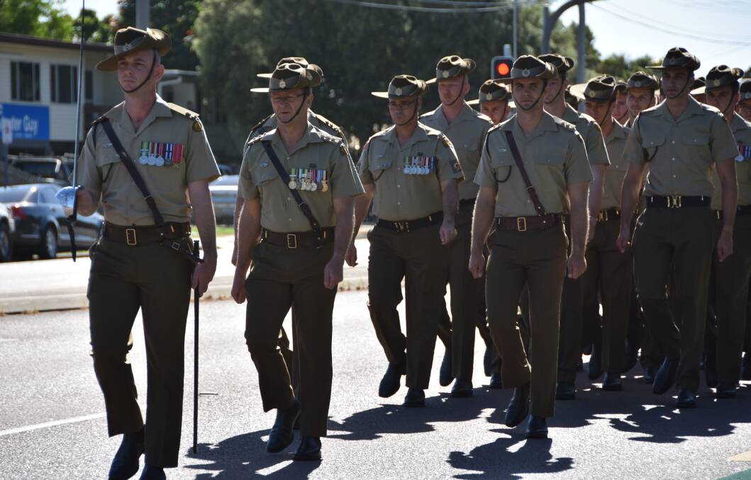 Soldiers from 3rd Combat Engineer Regiment joined the Thuringowa parade in 2018.