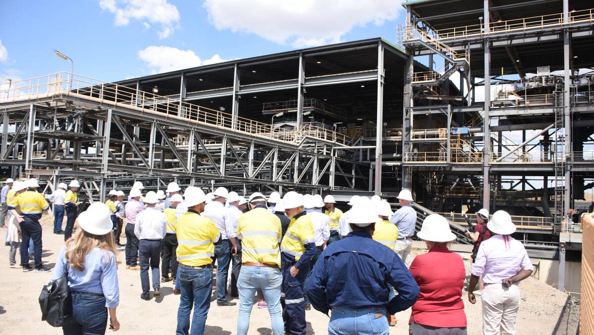 PROCESS PLANT: In just over a year New Century Resources have re-purposed the site to bring it back into production. 